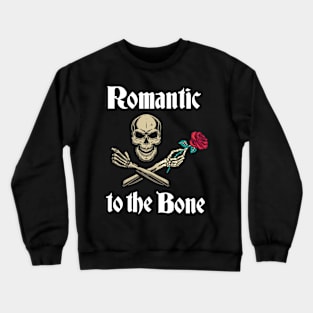 Romantic to the bone | Rose Skeleton Crewneck Sweatshirt